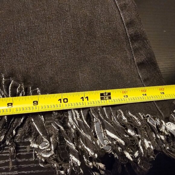 Women's Distressed Extra Flare Jeans Size Large - Picture 9 of 9